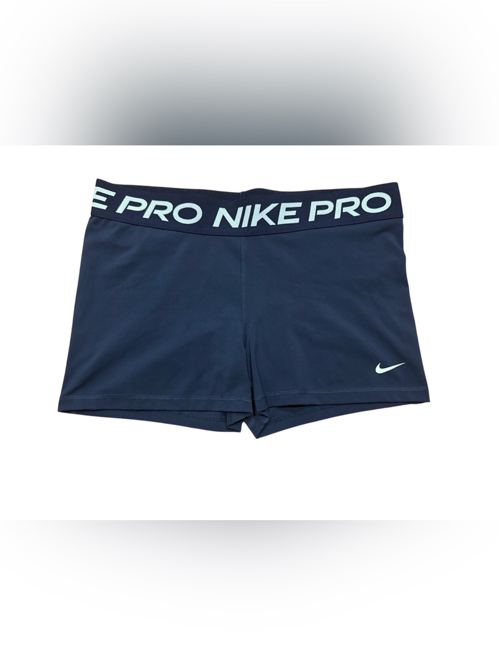 Nike Pro Athletic Shorts Women Size XL Extra Large 3” Inseam Navy Blue